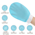 Original Korean Body Exfoliating Glove Blue