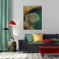 Islamic calligraphy canvas wall art with luxury frame