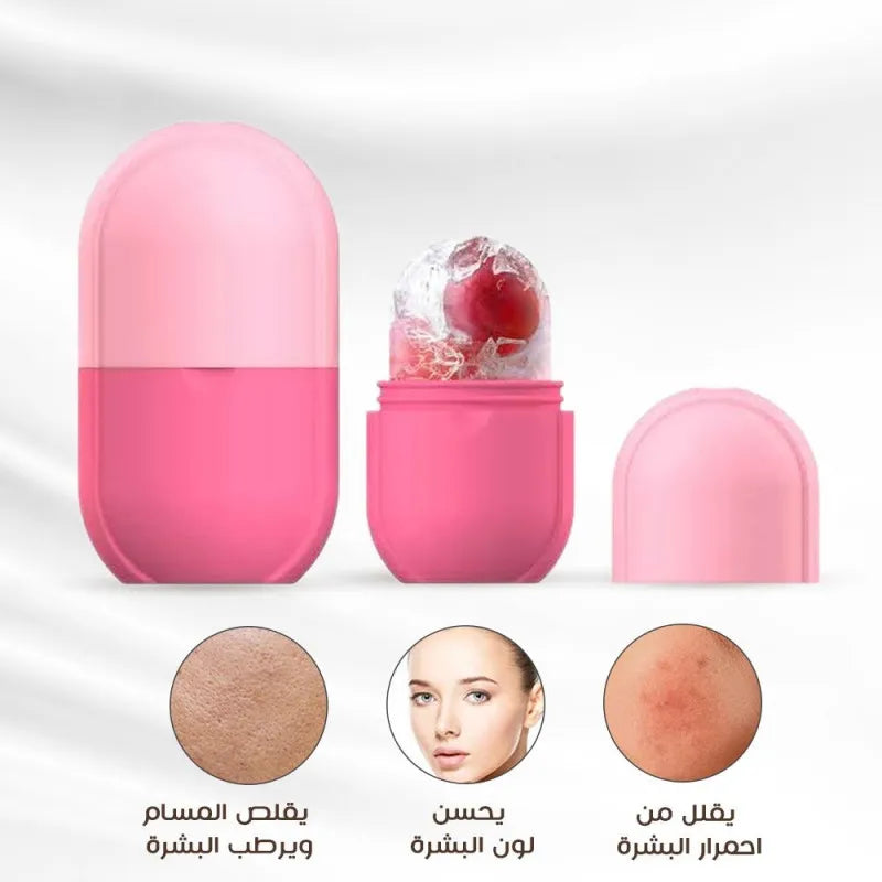Facial Ice Massage Mold Pink