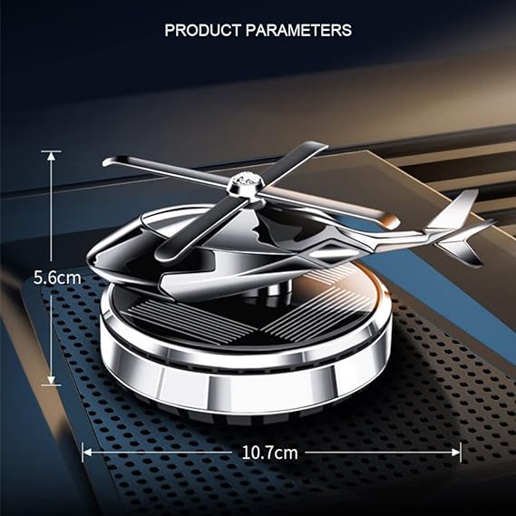 Helicopter-Shaped Car Air Freshener rotating