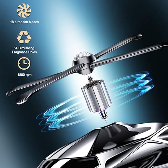 Helicopter-Shaped Car Air Freshener detail