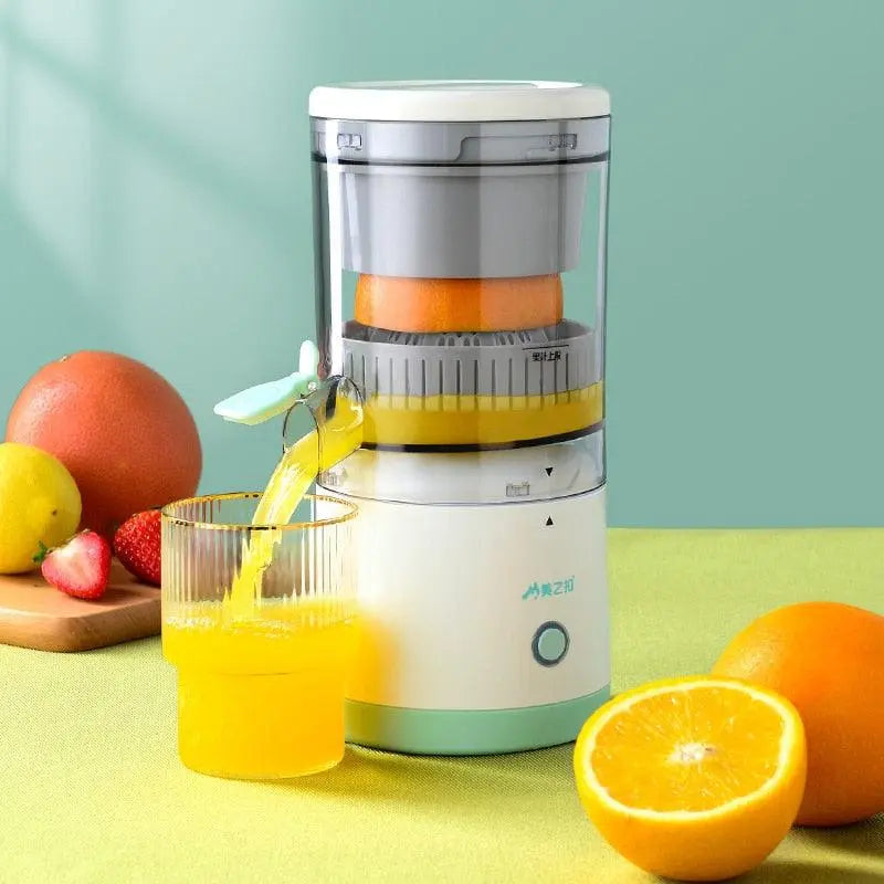Portable Electric Citrus Juicer in use
