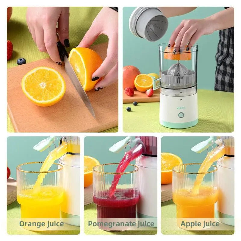 Portable Electric Citrus Juicer features