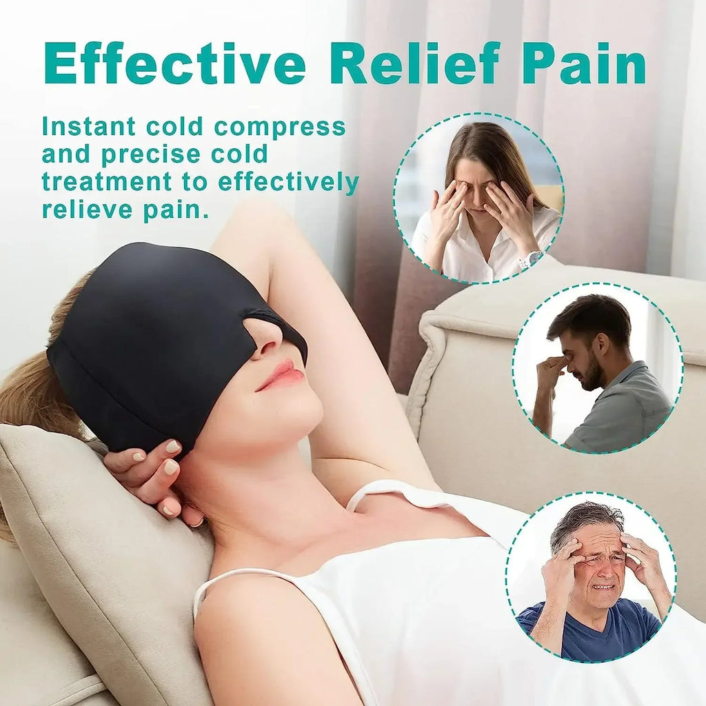 Hot and Cold Therapy Relief Cap features