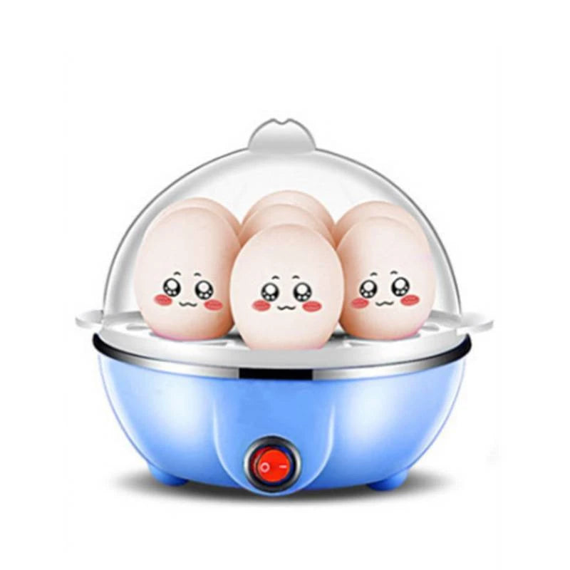 Electric Egg Cooker 7 Eggs Steamer in use