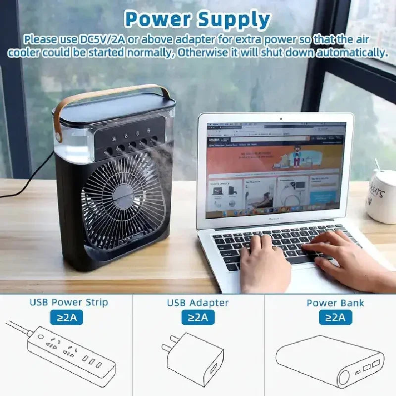 Mini Air Cooler features