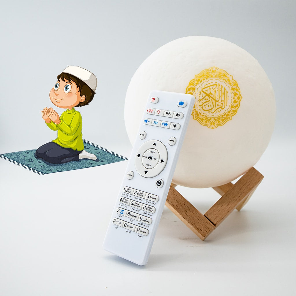 Moon Lamp Quran Speaker with remote