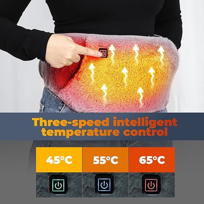 Electric Heated Waist Belt – Warm Stomach & Back Support