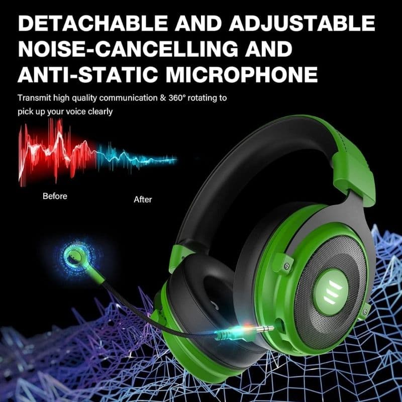 EKSA Pro 2-in-1 Gaming Headset – 7.1 Surround Sound