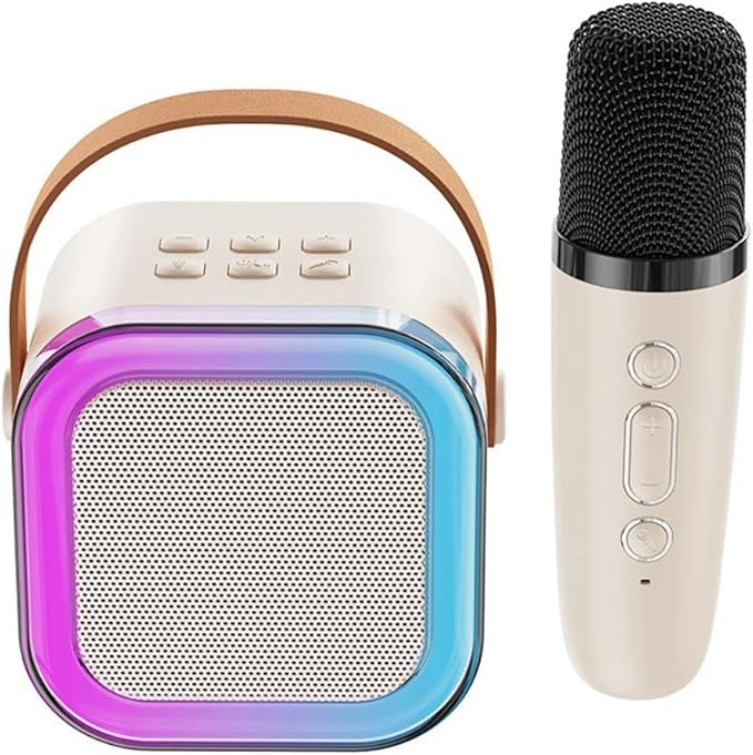Mini Speaker With Mic in use