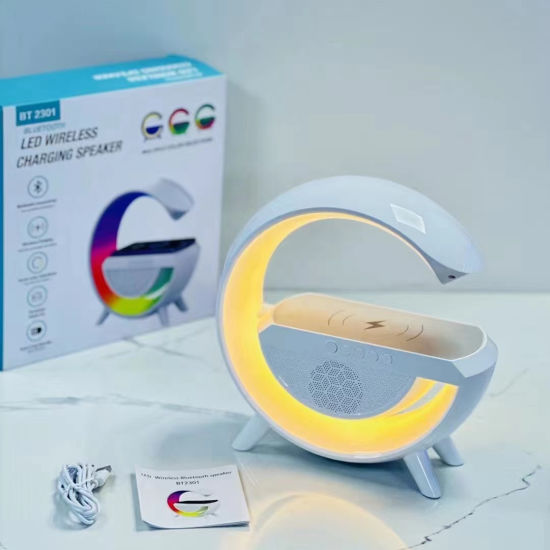 LED Wireless Charger Speaker with lights